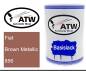 Preview: Fiat, Brown Metallic, 856: 500ml Lackdose, von ATW Autoteile West.